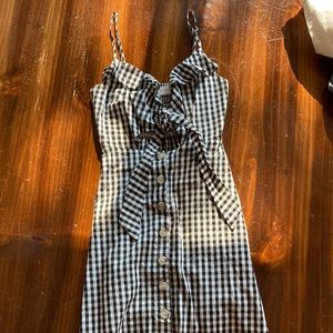 Black and white dress